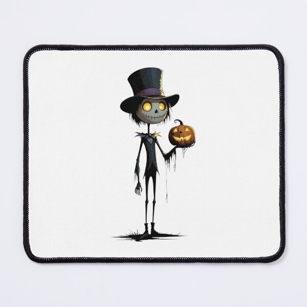 Item preview, Elegant skeleton with luminous pumpkin designed and sold by StormArte.
