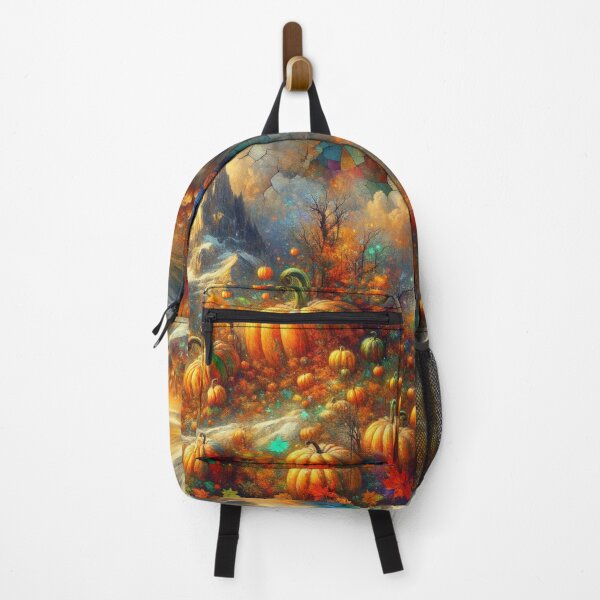 Item preview, Autumn Pumpkins Growing in the Mountains designed and sold by M-Y-A-R-T-.