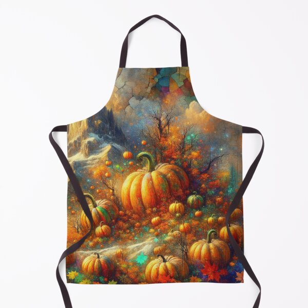 Item preview, Autumn Pumpkins Growing in the Mountains designed and sold by M-Y-A-R-T-.