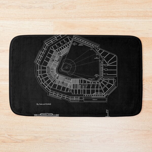Item preview,  Fenway Park  (Vertical - White Stencil - No Background) designed and sold by ZootsLuxury.