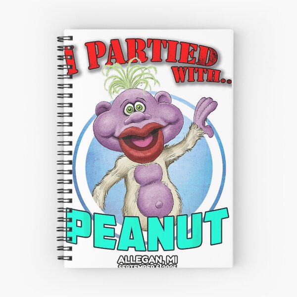 Item preview, I Partied With Peanut Funny Comedy Puppet Fan Souvenir designed and sold by ArmandaBischo.