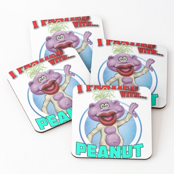 Item preview, I Partied With Peanut Funny Comedy Puppet Fan Souvenir designed and sold by ArmandaBischo.