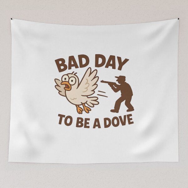 Item preview, Bad Day to Be a Dove designed and sold by AlessaHelios.