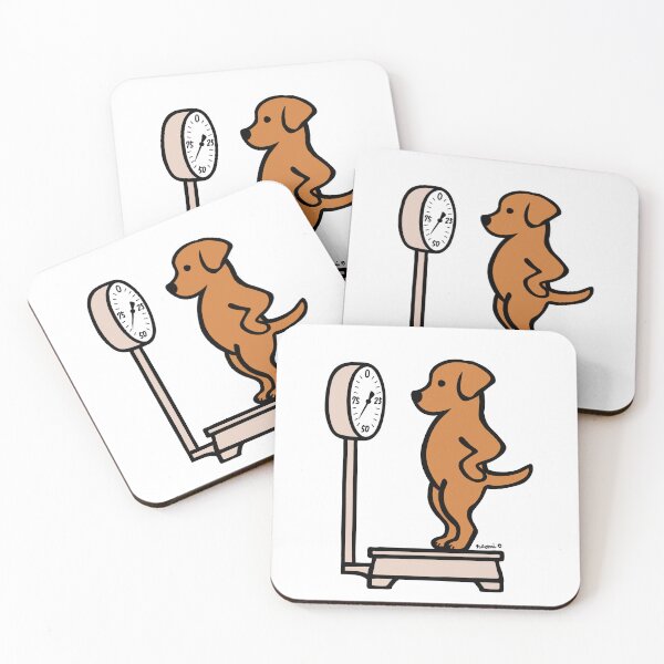 Item preview, Fox Red Labrador on the Scale designed and sold by HappyLabradors.