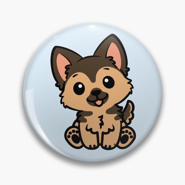Item preview, German Shepherd Dog Chibi designed and sold by missnisa.