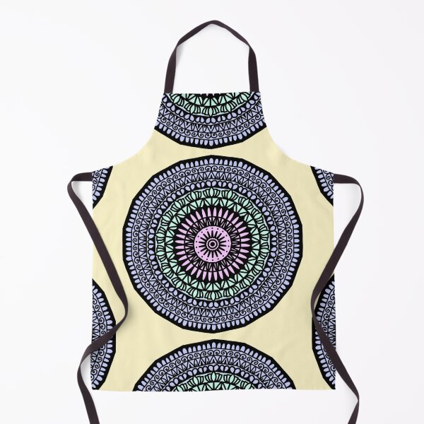 Item preview, Spiritual watercolor pastel colorful indian mandala designed and sold by DivineMandala.