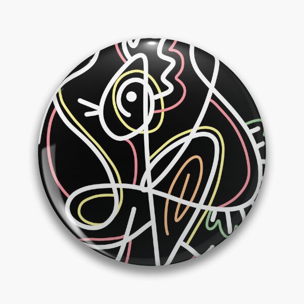 Item preview, Abstraction Doodle Composition 9 designed and sold by alina-k-design.