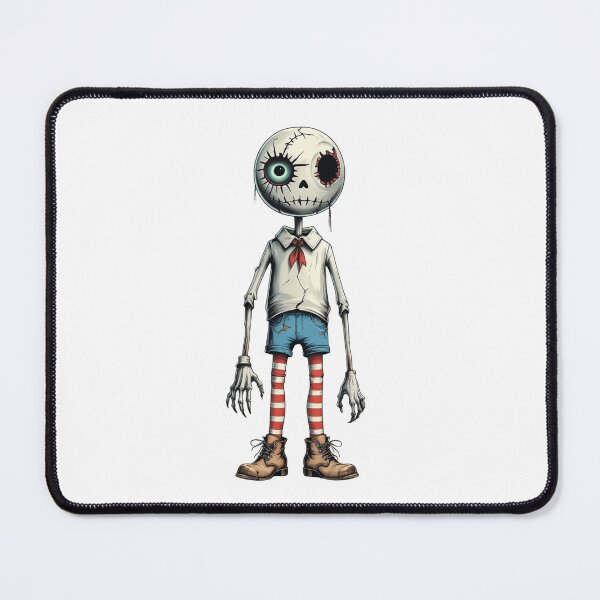Item preview, Skeletal creature with a sewn-up head and a disturbing gaze designed and sold by StormArte.