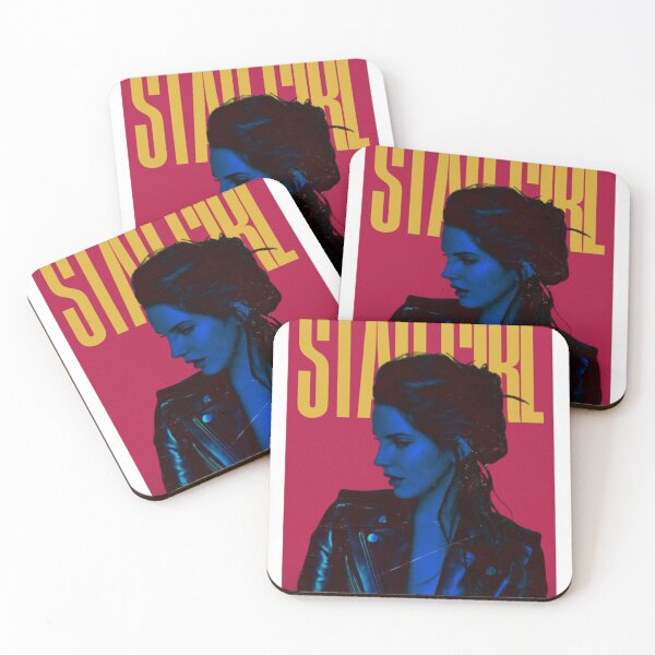 Item preview, Star Girl Neon Pop Tribute Poster Art designed and sold by conne89.