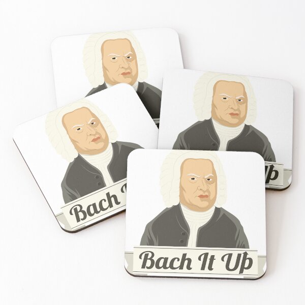Item preview, Funny Bach It Up Johann Sebastian Bach Composer Print designed and sold by Laurelara.