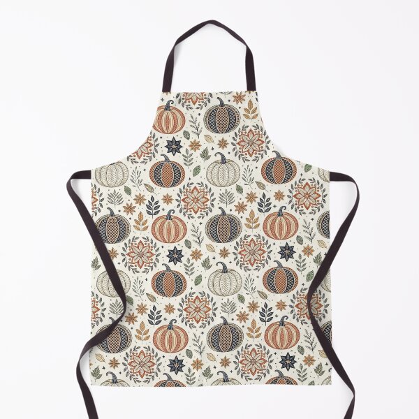 Item preview, Geometric Pumpkins & Nordic Leaves | Nightshade Nordic Halloween designed and sold by Shuga-Design.