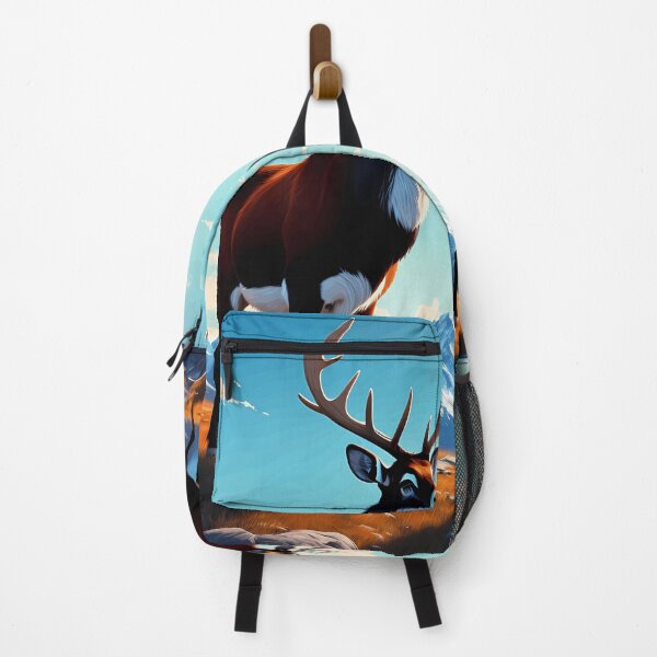 Item preview, Hoofed Hijinks Caribou on the Edge designed and sold by DixonJuanArt.
