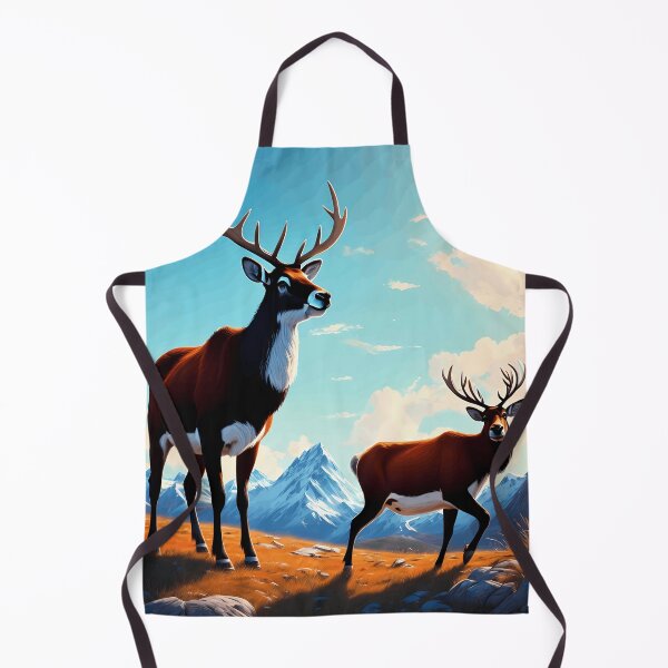 Item preview, Hoofed Hijinks Caribou on the Edge designed and sold by DixonJuanArt.