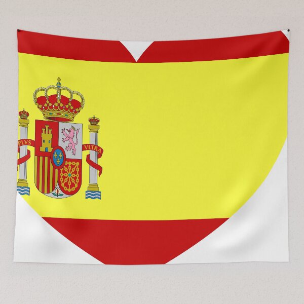 Item preview, Spain flag heart designed and sold by Inspirationmotivation.