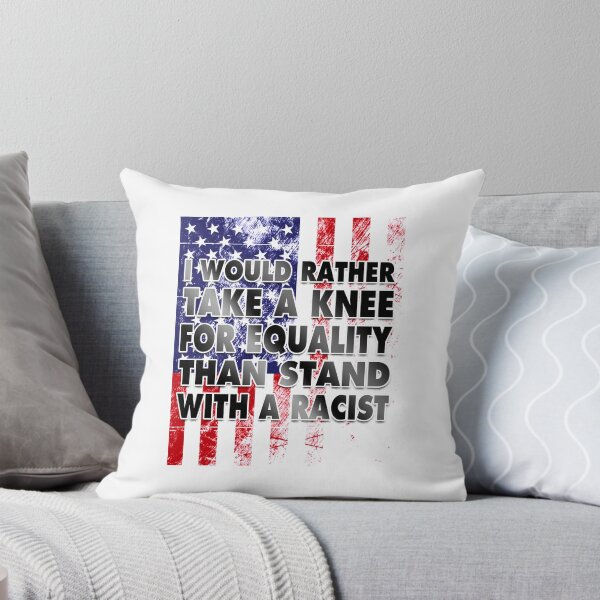 Item preview, I would Rather Take A Knee For Equality Rather Than to Stand With A Racist Sexist Homophobic Transphobic designed and sold by CreativeStrike.