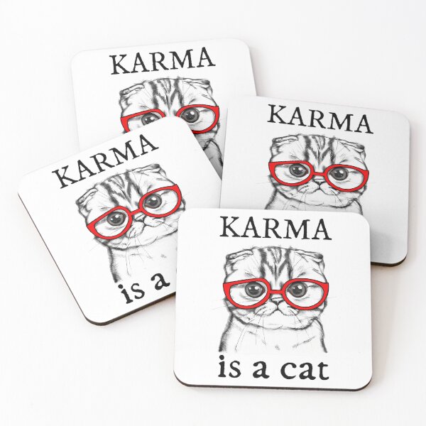 Item preview, Karma Is A Cat Midnights Lyric designed and sold by impalaso.