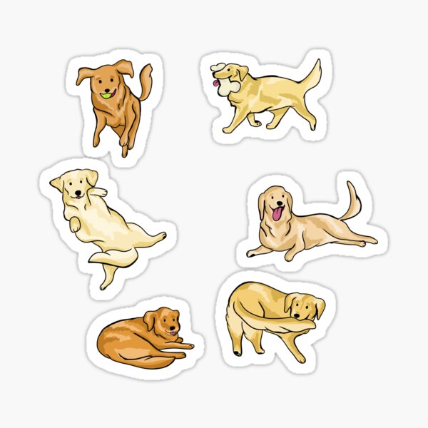 Golden Retrievers Sticker