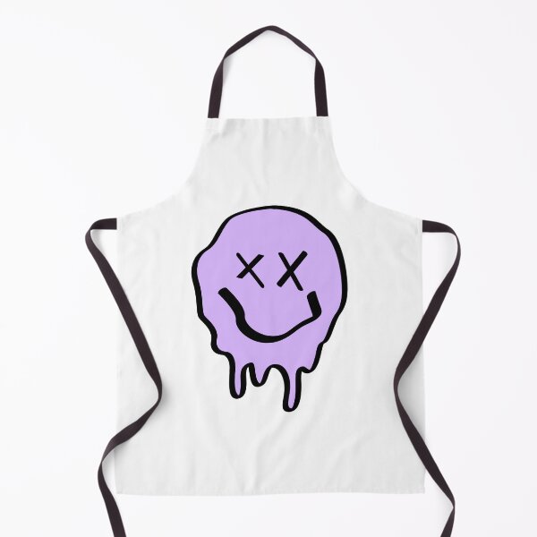 Item preview, Funny Purple Crossed Eyes Drippy Smiley Face Melting designed and sold by thecooltable.