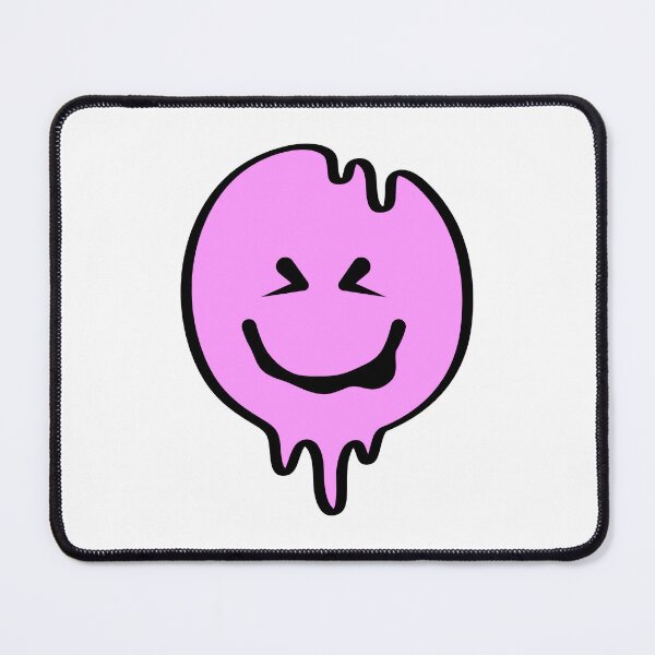 Item preview, Funny Purple Closed Eyes Drippy Smiley Face Melting designed and sold by thecooltable.