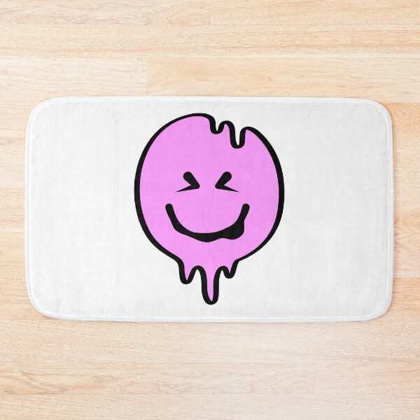 Item preview, Funny Purple Closed Eyes Drippy Smiley Face Melting designed and sold by thecooltable.