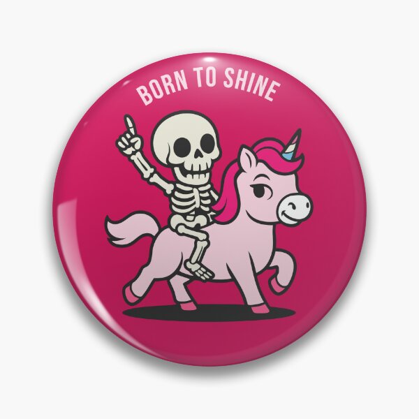 Item preview, Skeleton and unicorn designed and sold by Cookies Rider Store.