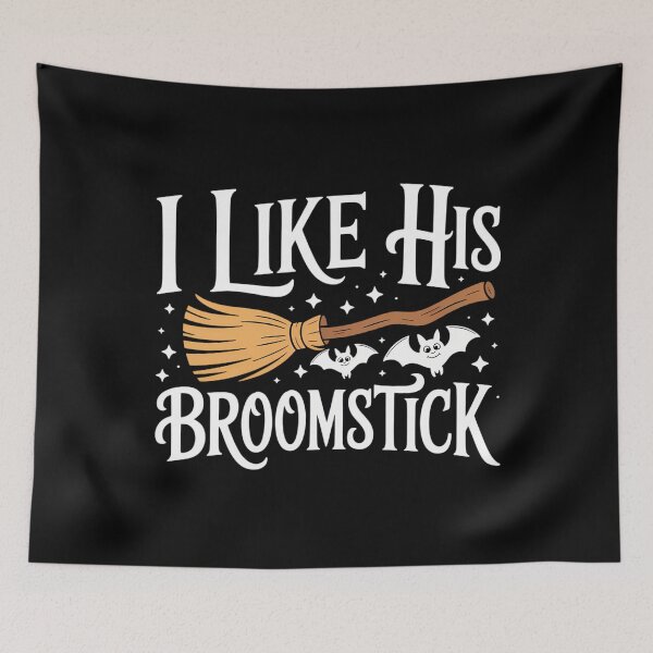 Item preview, I Like Her Pumpkins I Like His Broomstick Halloween designed and sold by waazwee6.