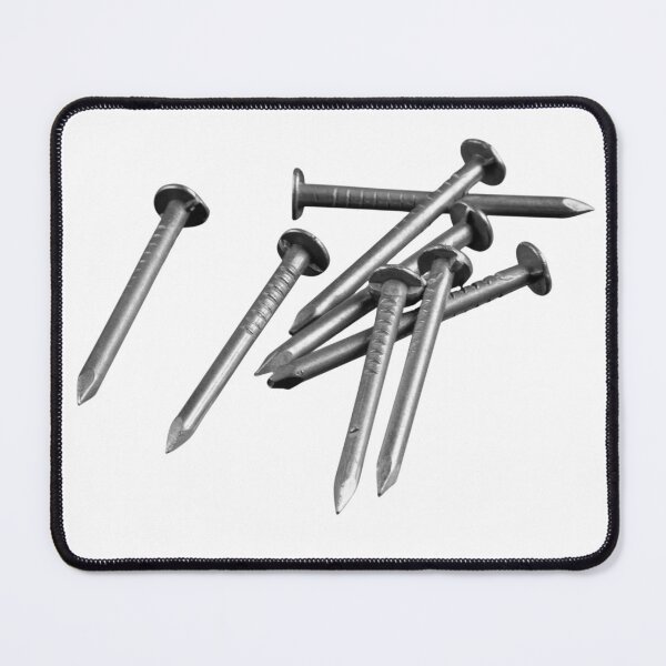 Item preview, Nail Illustration, Vintage Hardware Nail Artwork, Carpentry and Woodworking Tool Design for Builders, DIY Projects, Workshop Decor and Gifts for Construction Enthusiasts and Hand Tool Collectors designed and sold by bvdesignart.
