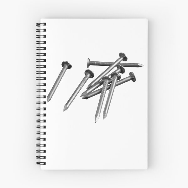 Item preview, Nail Illustration, Vintage Hardware Nail Artwork, Carpentry and Woodworking Tool Design for Builders, DIY Projects, Workshop Decor and Gifts for Construction Enthusiasts and Hand Tool Collectors designed and sold by bvdesignart.