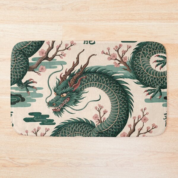 Item preview, Vintage Japanese Dragon & Cherry Blossom designed and sold by Tamas Das.