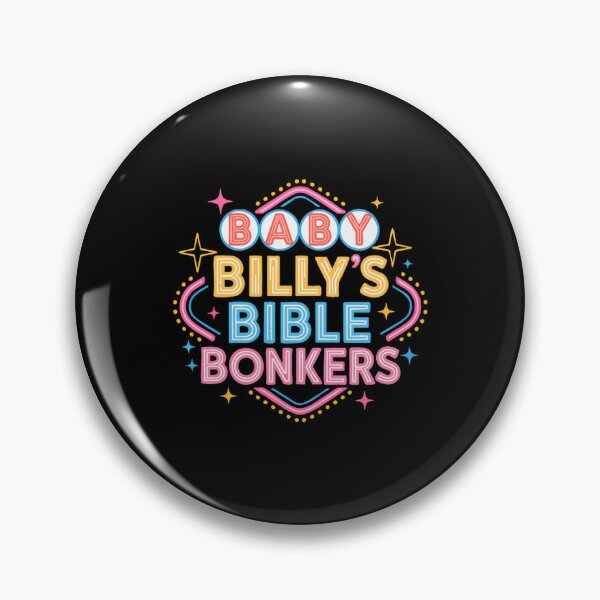 Item preview, Baby Billy'S Bible Bonkers Retro Vegas Style Vintage Righteous Gemstones Fan Art Logo designed and sold by MichelesAttic.
