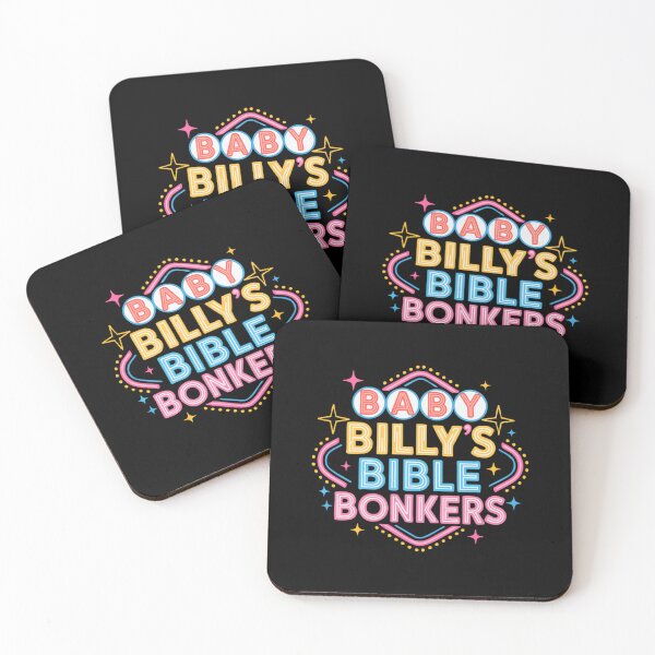 Item preview, Baby Billy'S Bible Bonkers Retro Vegas Style Vintage Righteous Gemstones Fan Art Logo designed and sold by MichelesAttic.