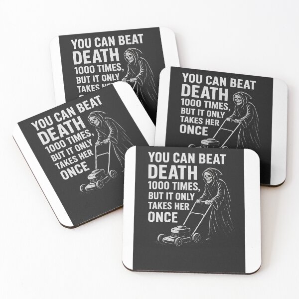 Item preview, Beat Death 1000 Times, But She Needs Only Onc designed and sold by PrintFromMatt.
