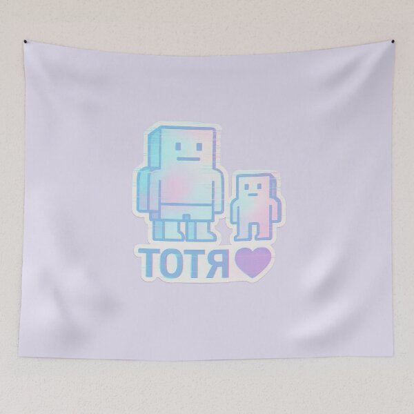 Item preview, Тотя ❤️ Glitch Meme Sticker designed and sold by Bratak.