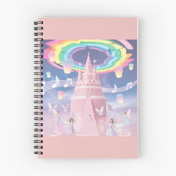 Item preview, Whimsical Fairy Castle Cake Dreamscape designed and sold by MarkemStudio.