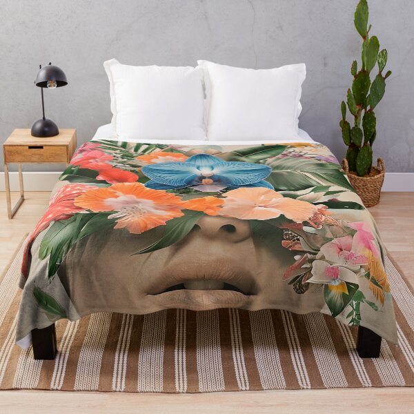 Item preview, Floral Face Portrait designed and sold by paulrommer.