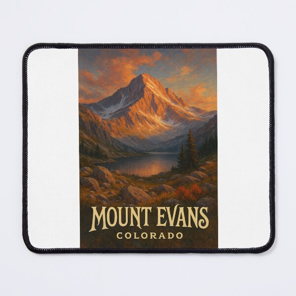 Item preview, Mount Evans Sunset View, Colorado Rockies designed and sold by Places On Earth.