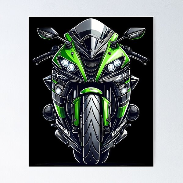 Kawasaki Zx10r Wall Art for Sale | Redbubble