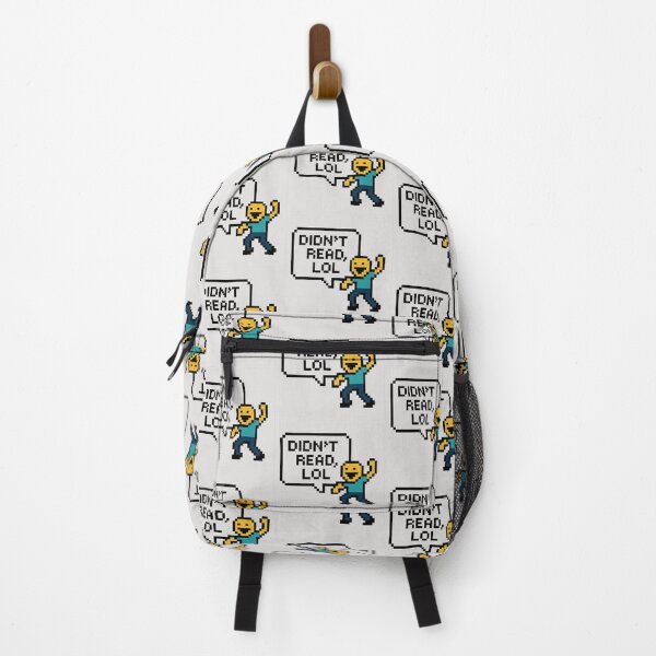 Item preview, Didn't Read LOL Pixel Meme designed and sold by Bratak.