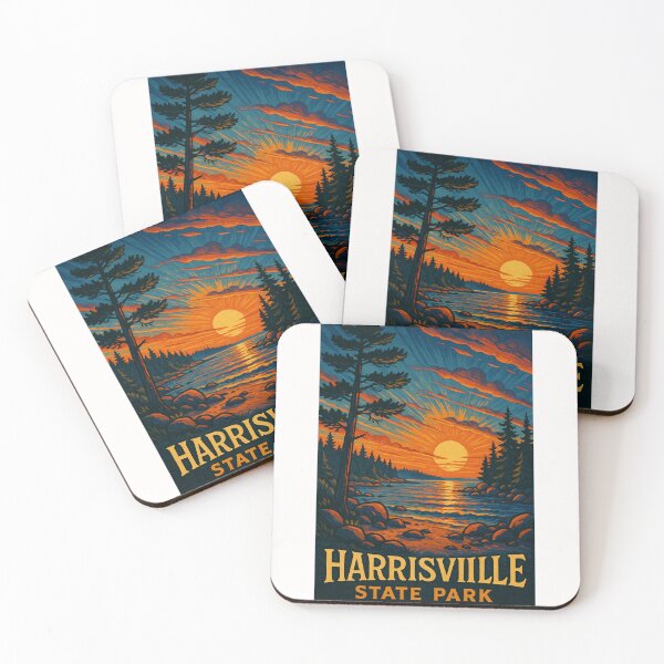 Item preview,  Sunset Over Harrisville State Park, Michigan designed and sold by Places On Earth.
