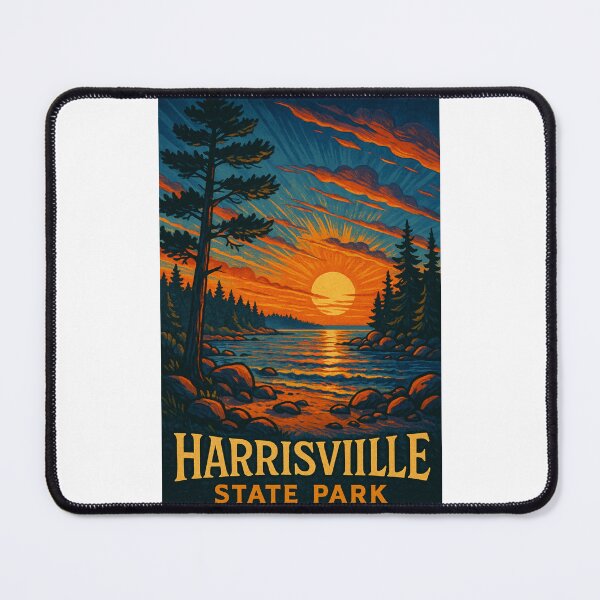 Item preview,  Sunset Over Harrisville State Park, Michigan designed and sold by Places On Earth.