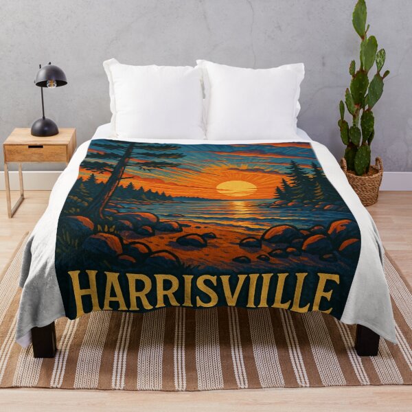 Item preview, Sunset Over Harrisville State Park, Michigan designed and sold by Places On Earth.