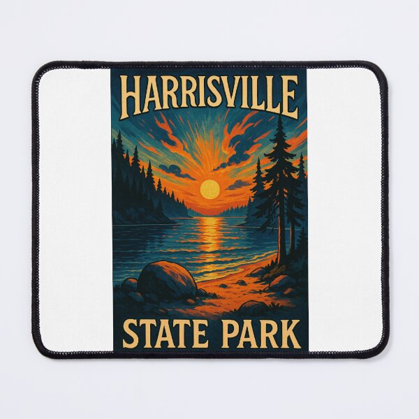 Item preview, Golden Hour at Harrisville State Park Beach, Michigan designed and sold by Places On Earth.