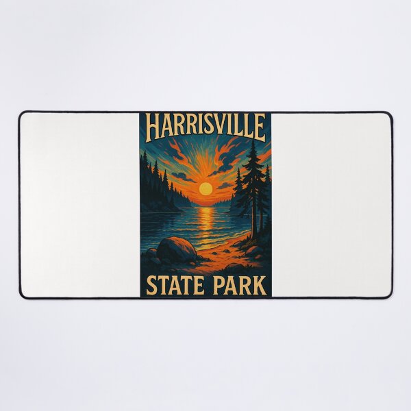 Item preview, Golden Hour at Harrisville State Park Beach, Michigan designed and sold by Places On Earth.