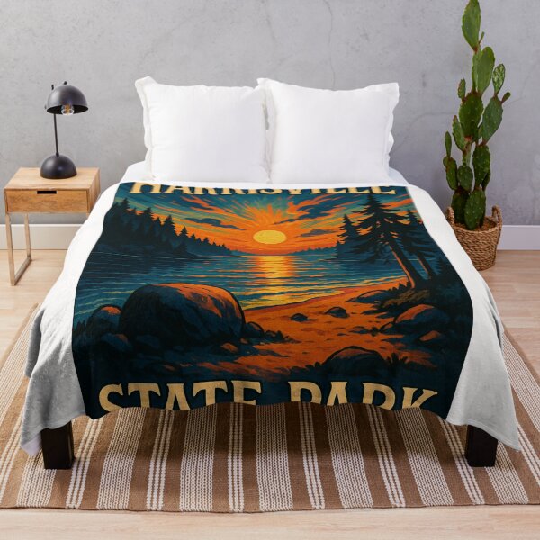 Item preview, Golden Hour at Harrisville State Park Beach, Michigan designed and sold by Places On Earth.