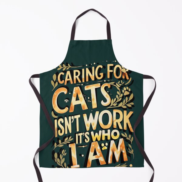 Item preview, Caring for Cats Isn’t Work, It’s Who I Am – Cat Caregiver Identity Design designed and sold by SnarkyTextStudiO.