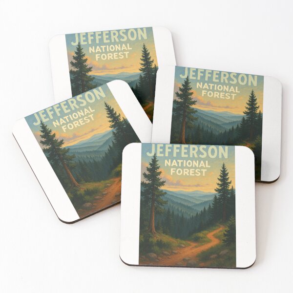 Item preview,  Trail Through Jefferson National Forest at Dusk designed and sold by Places On Earth.