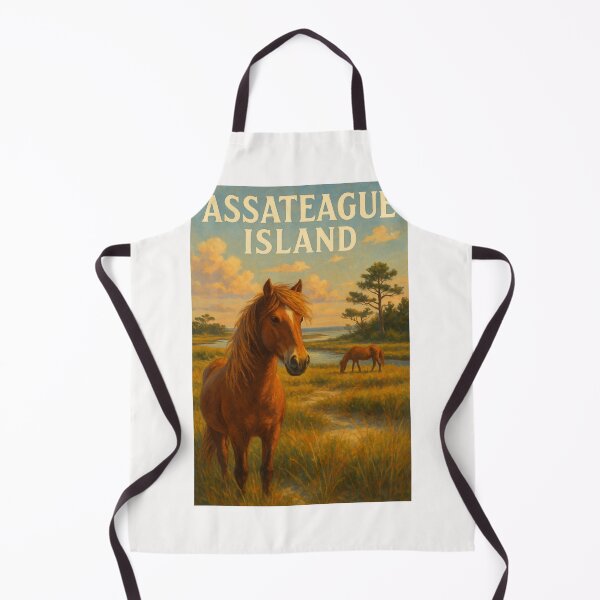 Item preview, Wild Horse on Assateague Island, Maryland Coast designed and sold by Places On Earth.