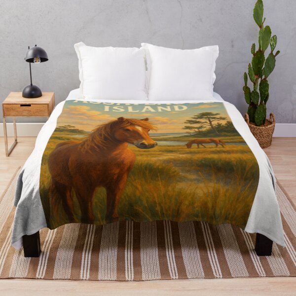 Item preview, Wild Horse on Assateague Island, Maryland Coast designed and sold by Places On Earth.