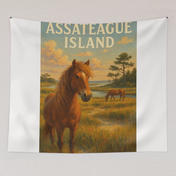 Item preview,  Wild Horse on Assateague Island, Maryland Coast designed and sold by Places On Earth.