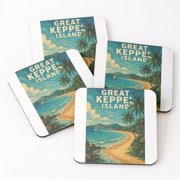 Item preview,  Tropical Coastline of Great Keppel Island, Queensland designed and sold by Places On Earth.